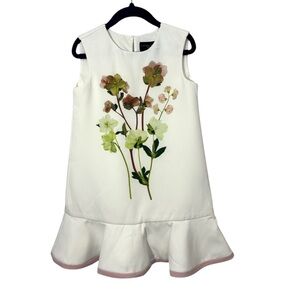 Victoria Beckham Floral Kids Sleeveless Dress Size 4T